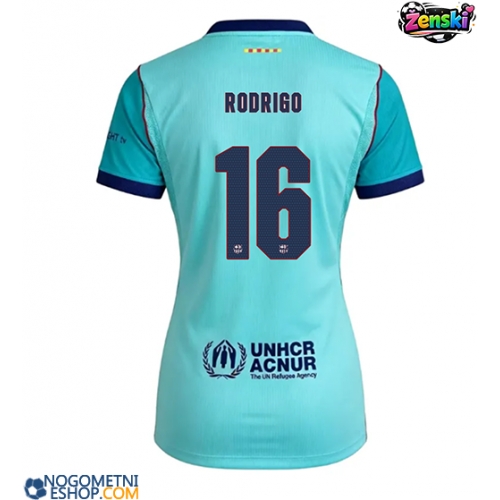 Ženski Nogometni dresi Barcelona Rodri Hernandez #16 Tretji 2026-27 Kratek Rokav